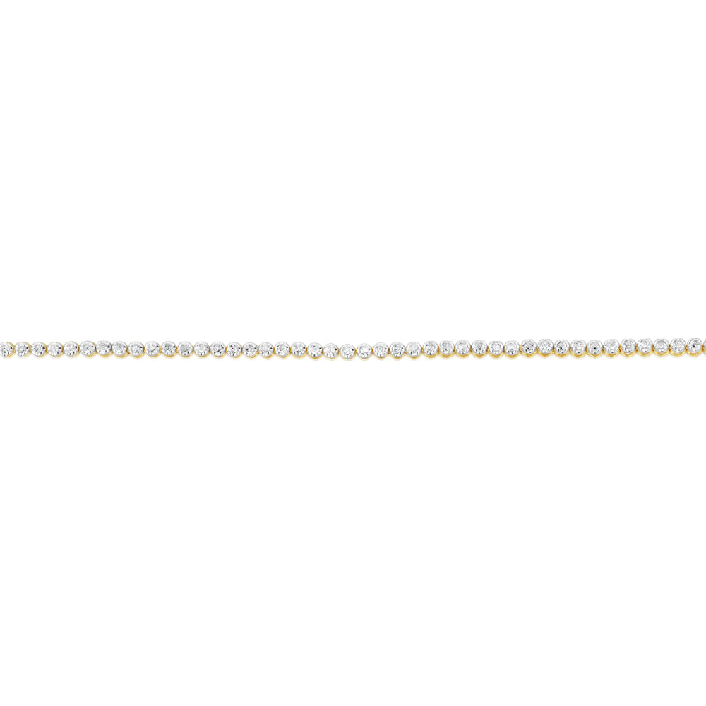 1/2 Carat Diamond Tennis Bracelet in 9ct Yellow Gold - Image 3
