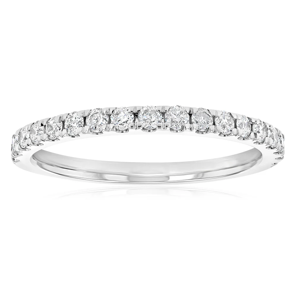 1/3 Carat Diamond Eternity Ring in 10ct White Gold