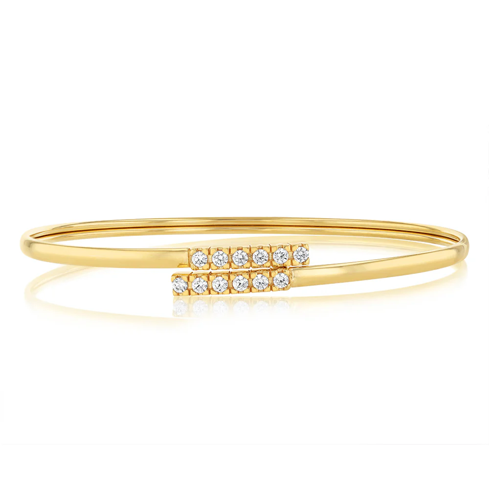 9ct Silverfilled Fancy Bangle