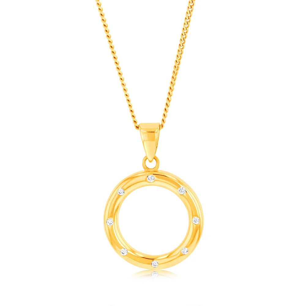 9ct Yellow Gold Circle Of Life Pendant