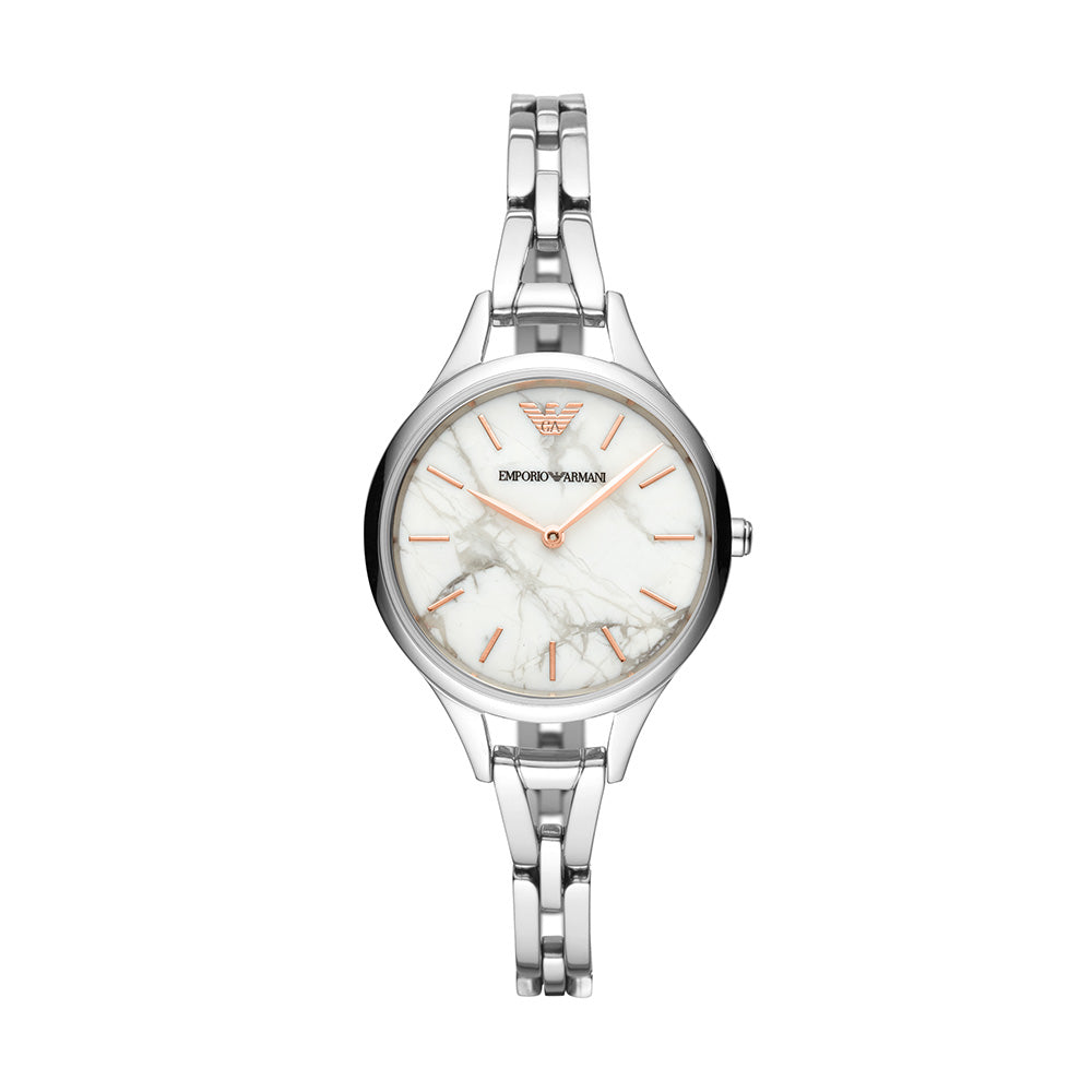 Armani Aurora AR11167 Silver Stainless Steel Womens Watch