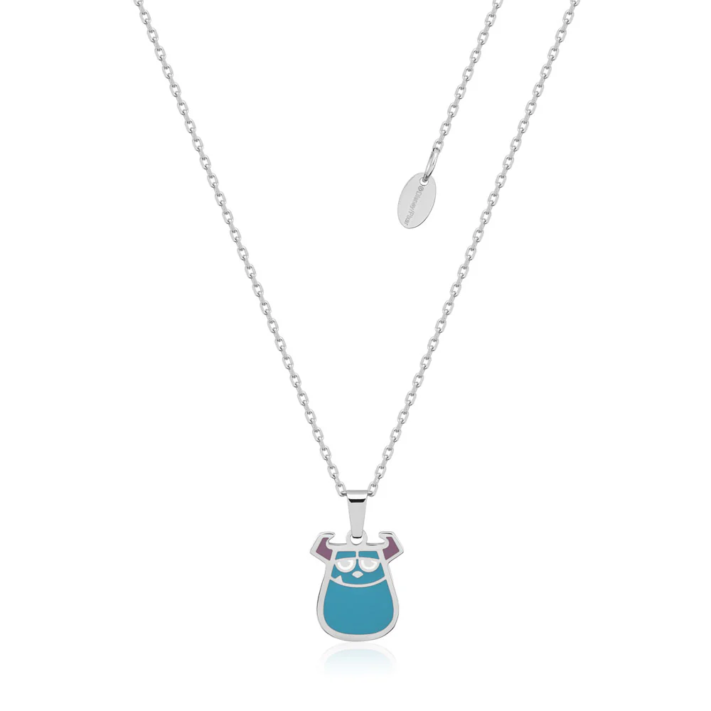 Disney Monster Inc Stainless Steel Sulley Pendant on 40+7cm Chain