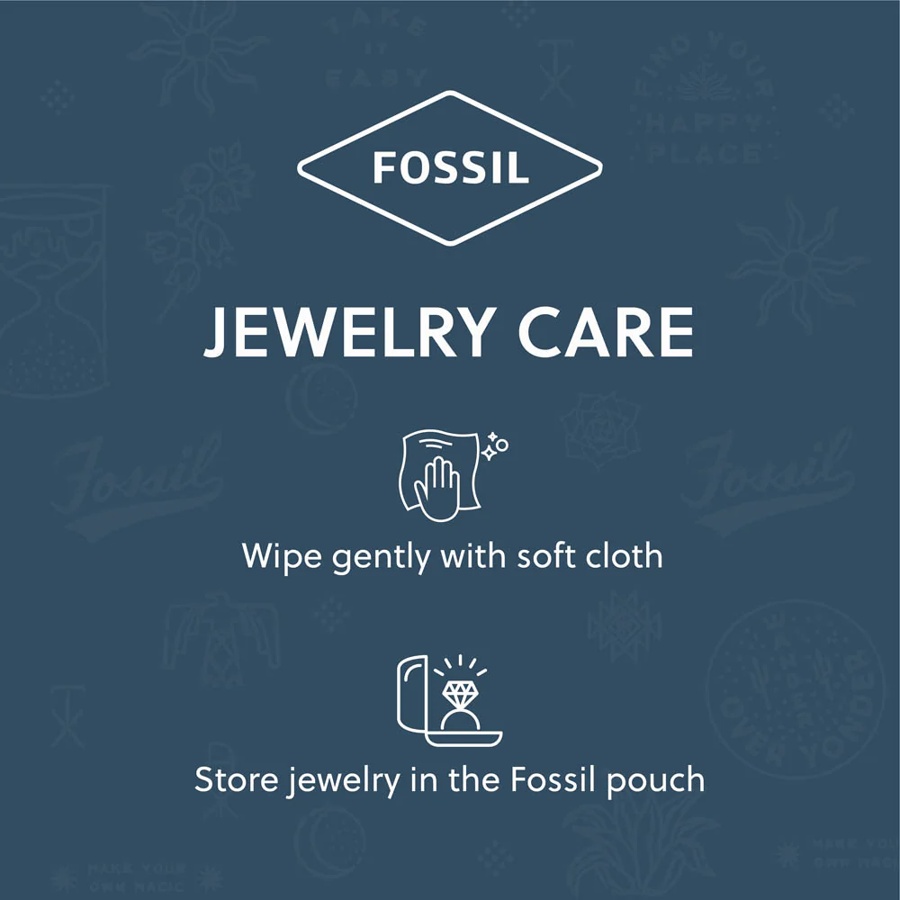 Fossil Yellow Gold Plated Stainless Steel Sadie Trio Glitz Stud Earring - Image 5