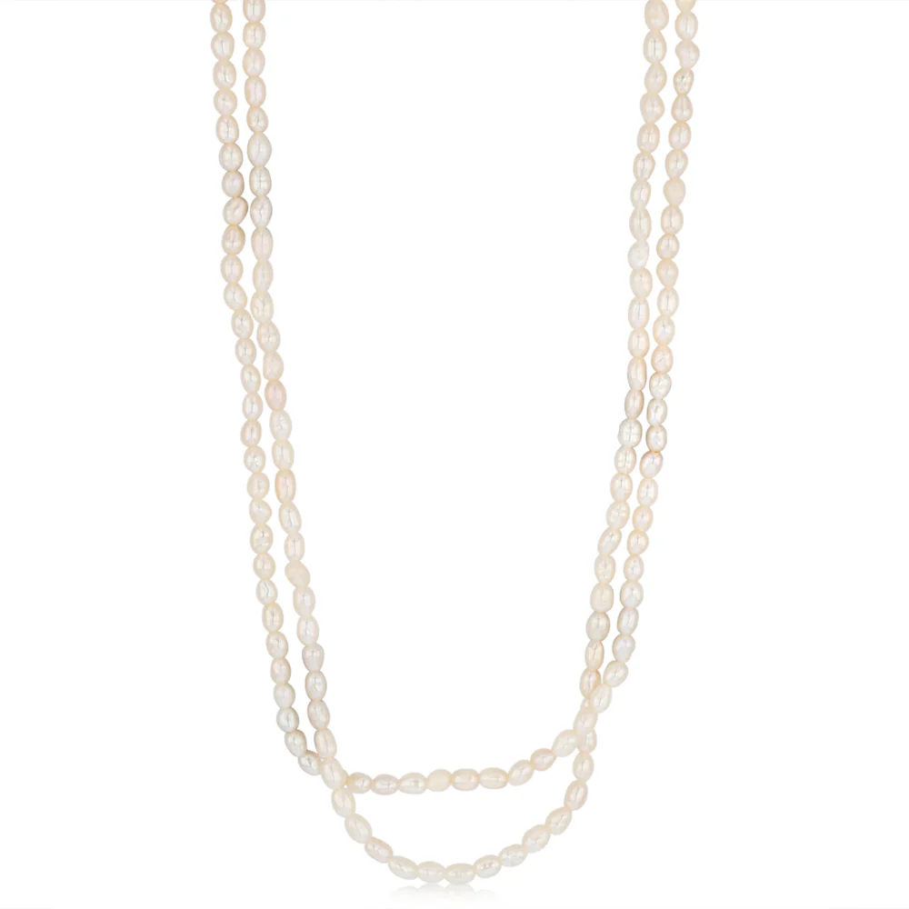 Freshwater Pearl Necklace 43cm with Sterling Silver Clasp