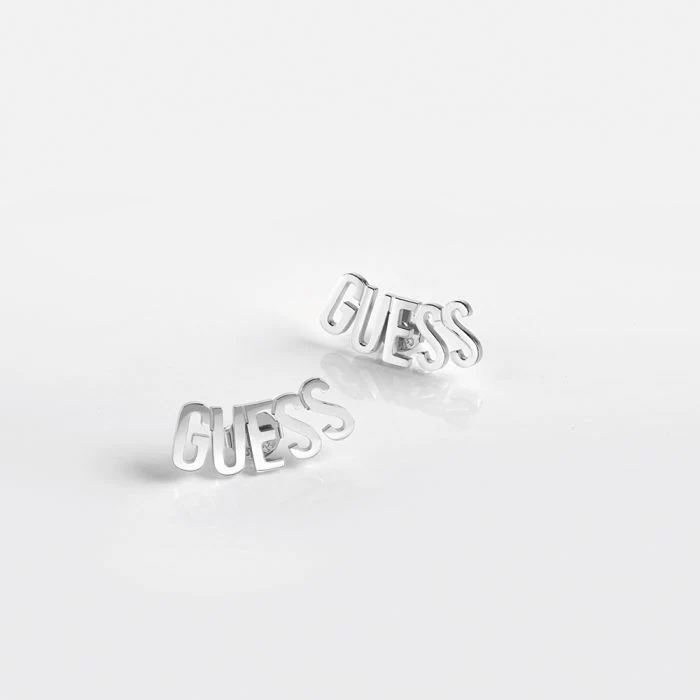 GUESS Script Stud Earrings SST - Image 2