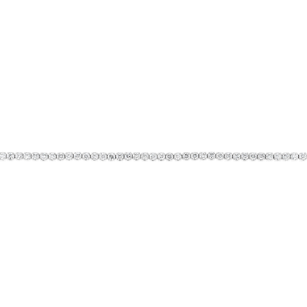 Luminesce Lab Grown 2 Carat Diamond Tennis Bracelet in Platinum - Image 3