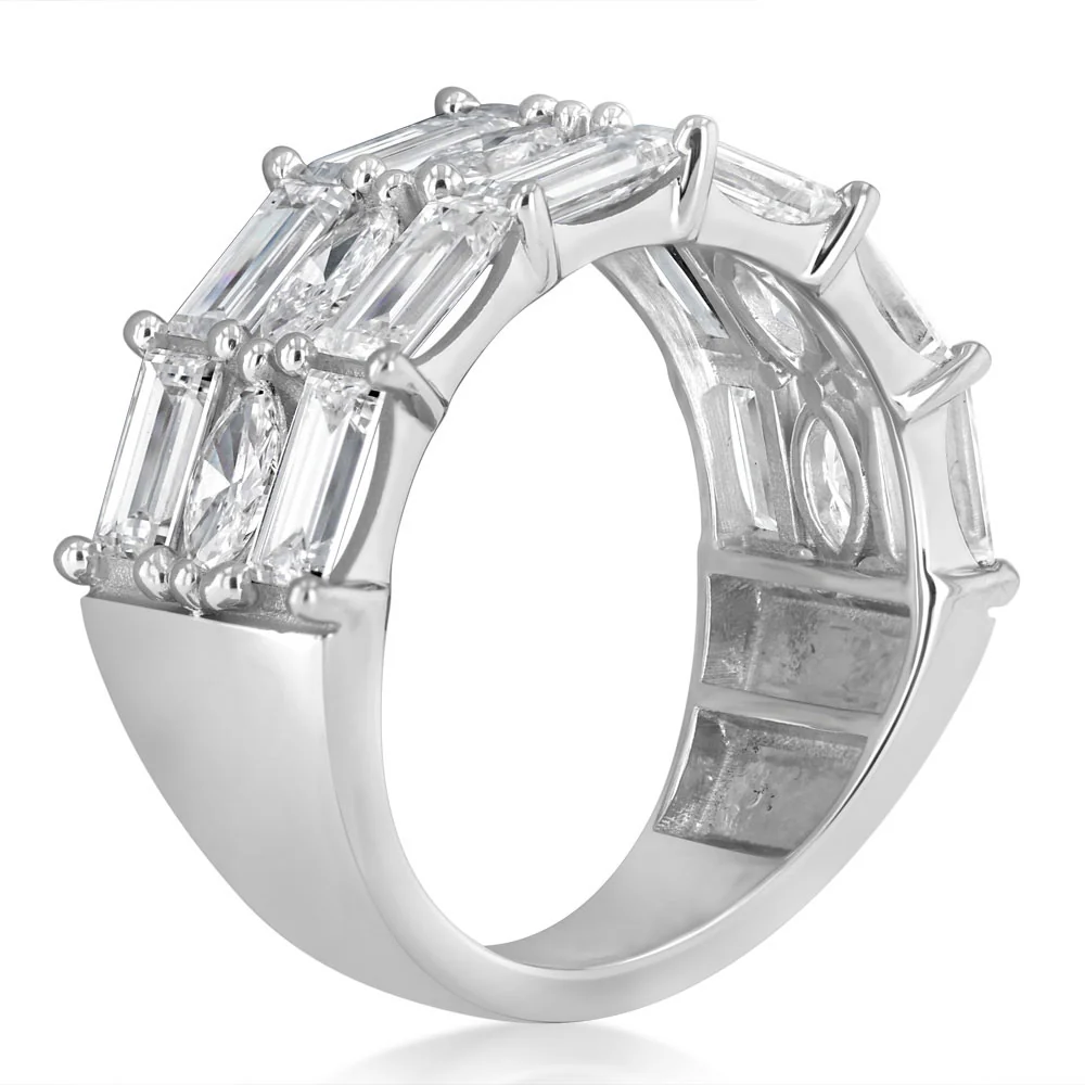 Luminesce Lab Grown 3 Carat Diamond Ring in Sterling Silver - Image 3