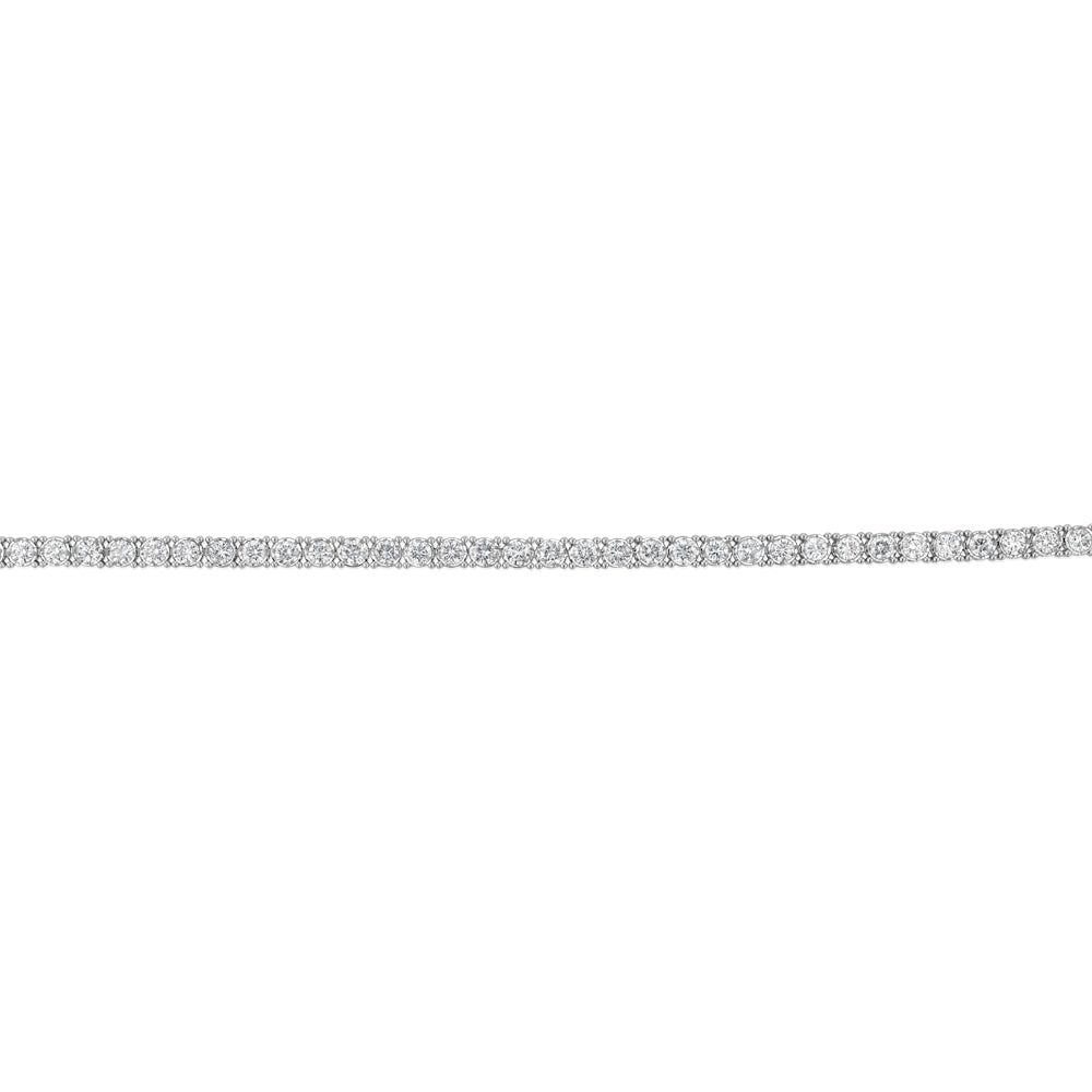 Luminesce Lab Grown 3 Carat Diamond Tennis Bracelet in 9ct White Gold - Image 3