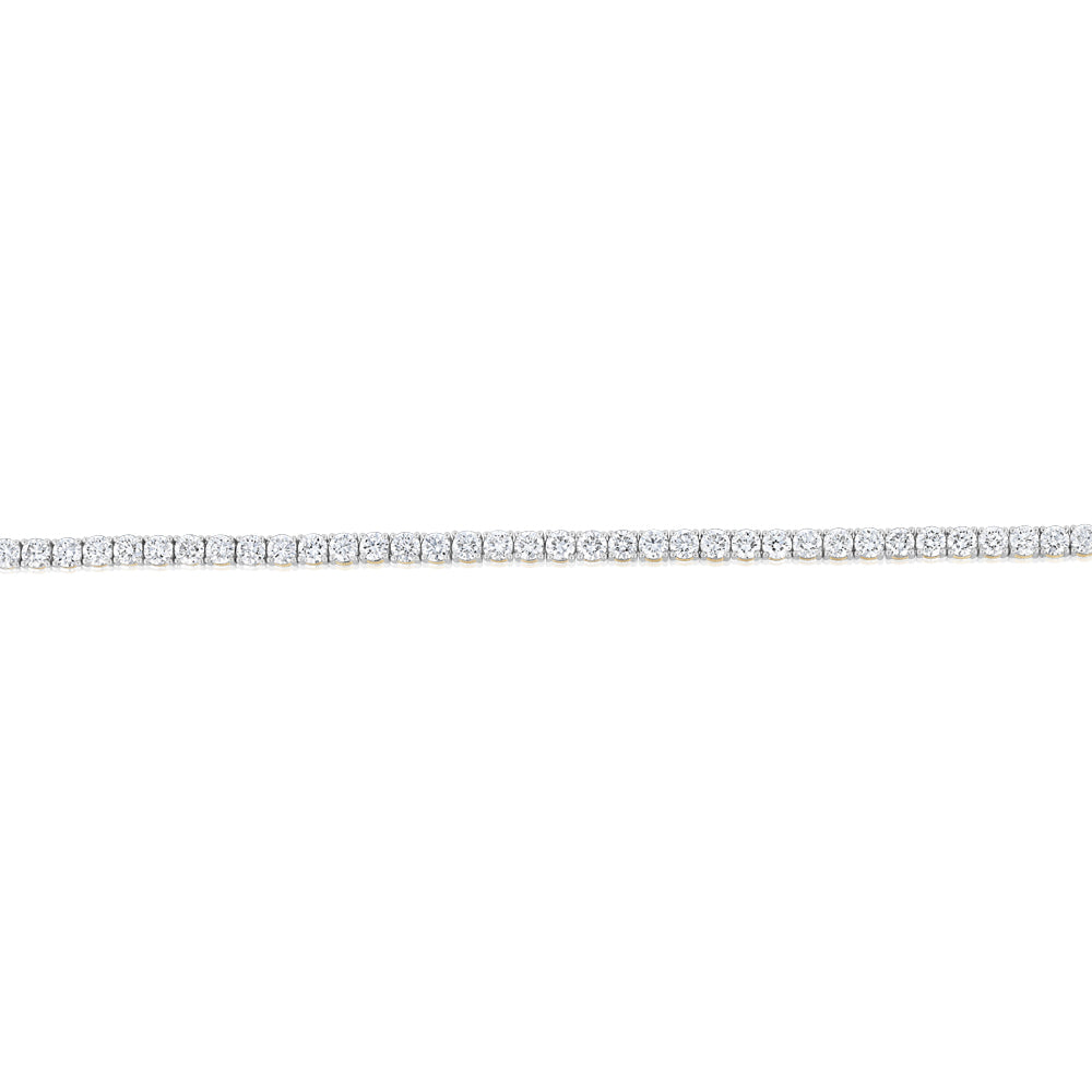 Luminesce Lab Grown 5 Carat Diamond Tennis Bracelet in 9ct Yellow Gold - Image 2