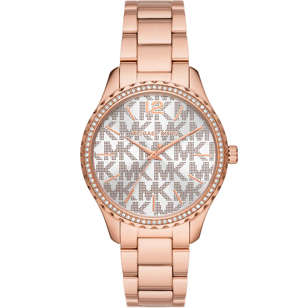 Michael Kors MK7297 Layton Rose Tone Womens Watch