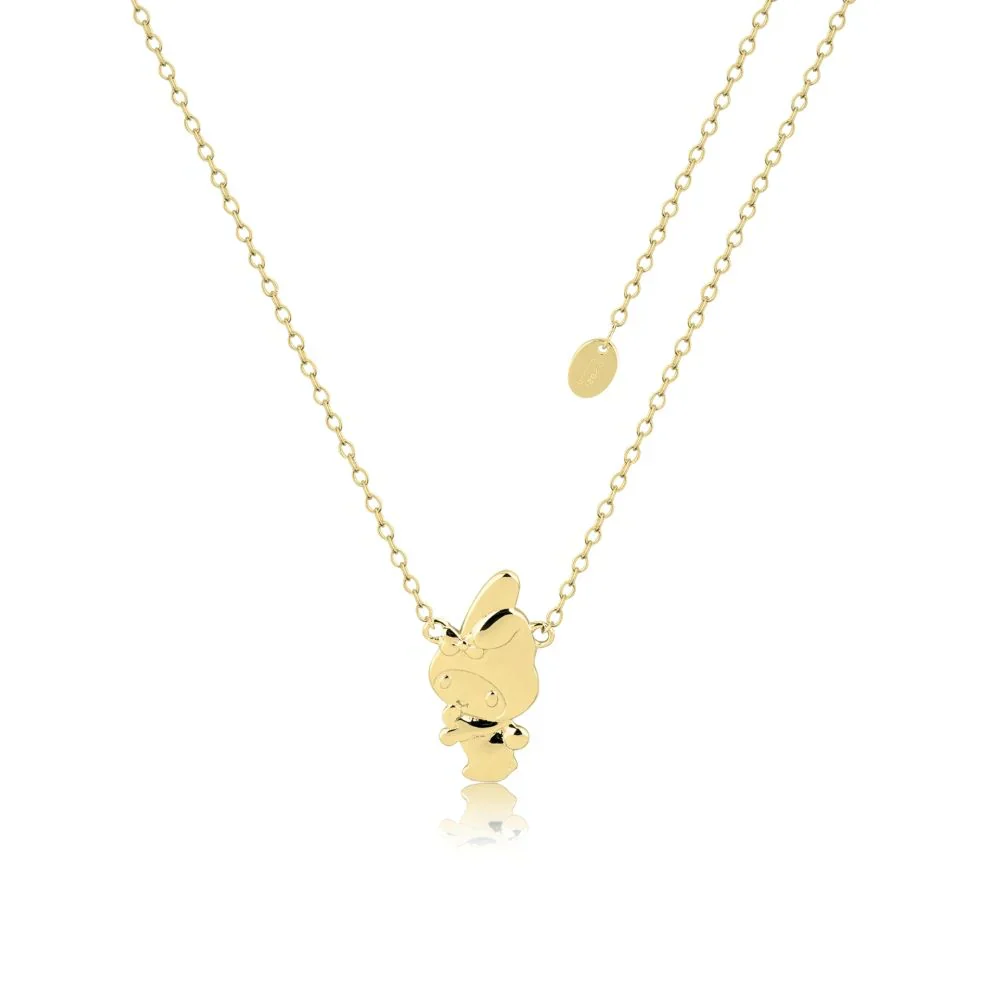Sanrio My Melody Yellow Gold Plated Sterling Silver Necklace