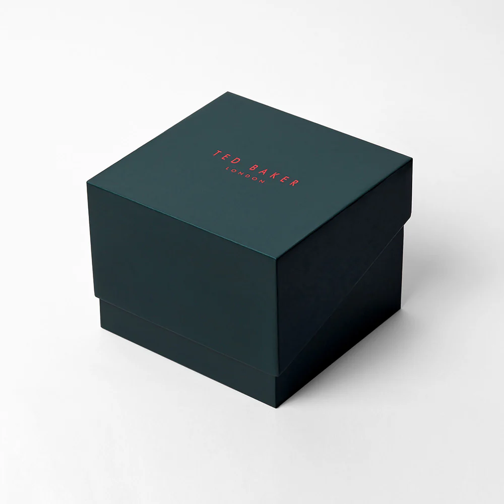Ted Baker BKGFW2222 Boxset Black Leather Watch and Bracelet - Image 6