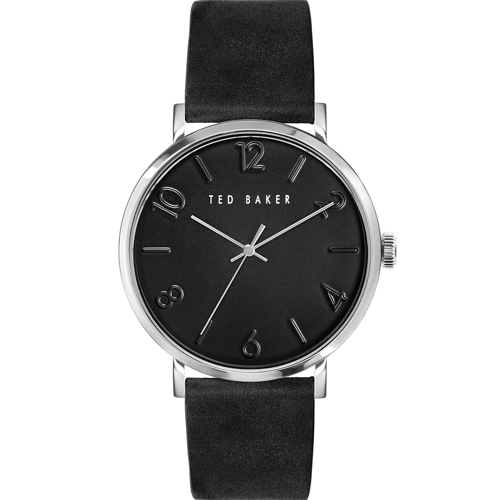 Ted Baker BKPPGF113 Phylipa Black Leather Mens Watch